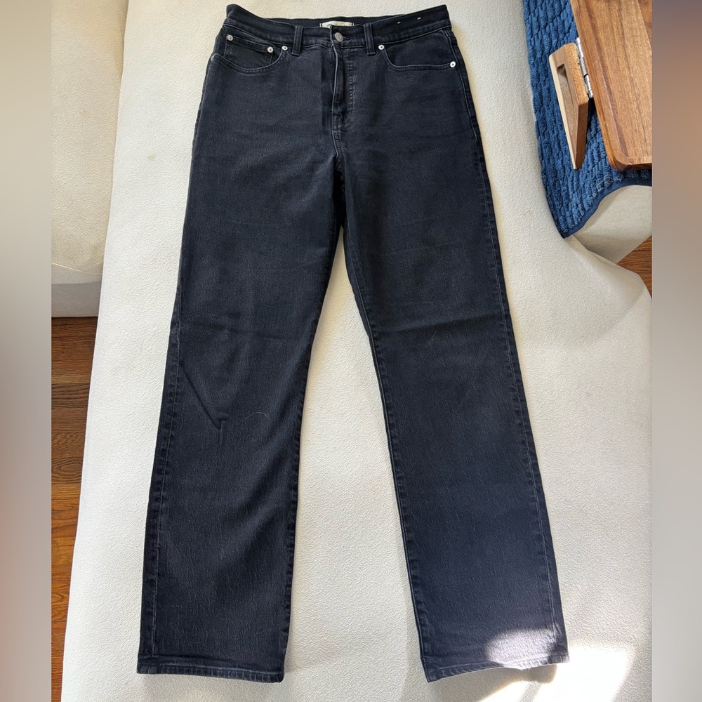 Madewell Women's 90s Straight Leg Jeans - Black